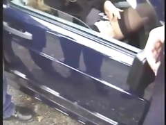 2  French dogging in a car parking